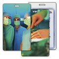 Luggage Tag w/ 3D Flip Lenticular Image of an Operating Room (Blank)